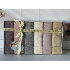 Mame listik 6в1 Махрові рушники 30х50см. Бавовна. Туреччина. (57294)