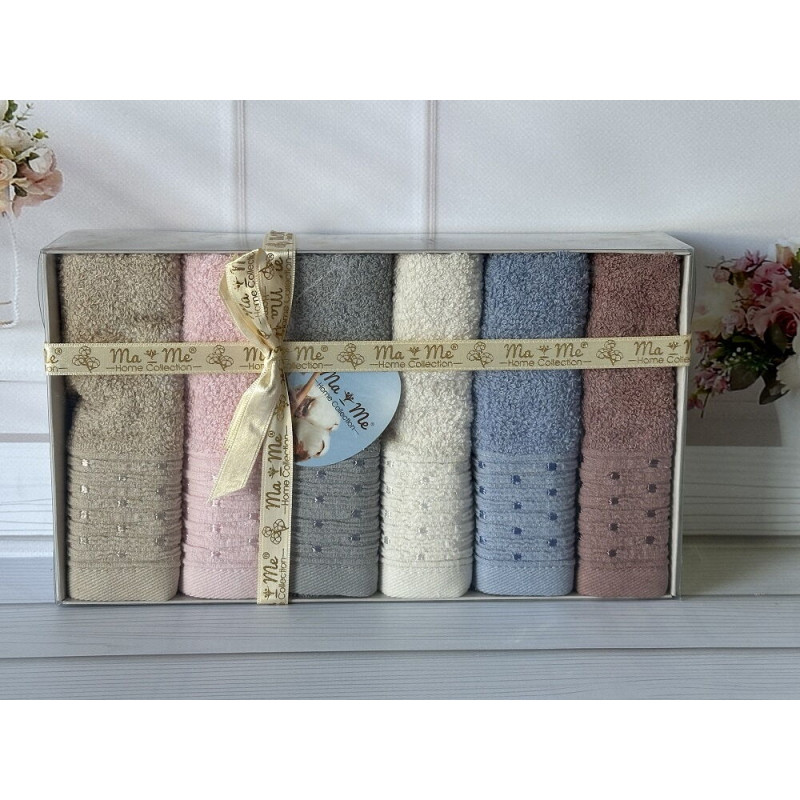 Mame paloska 6в1 Махрові рушники 30х50см. Бавовна. Туреччина. (86131)