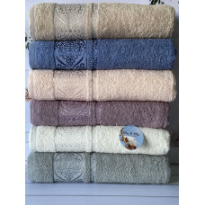 Mame rombik 50х90см., 6 шт/уп. махрові рушники. Бавовна. Туреччина (53753)