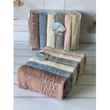 Mame paloska 30х50см., 6 шт/уп. махрові рушники. Бавовна. Туреччина (78438)