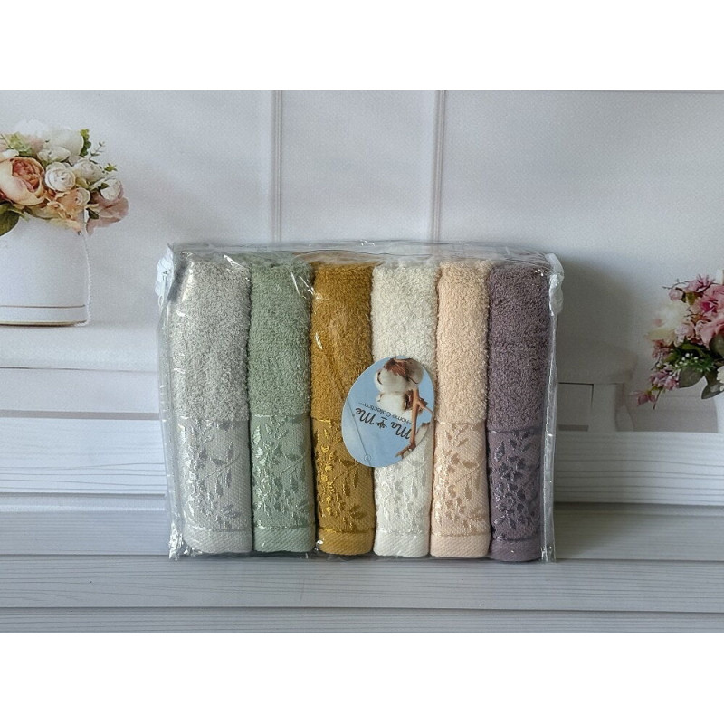 Mame ramaska 6в1 Махрові рушники 30х50см. Бавовна. Туреччина. (54541)