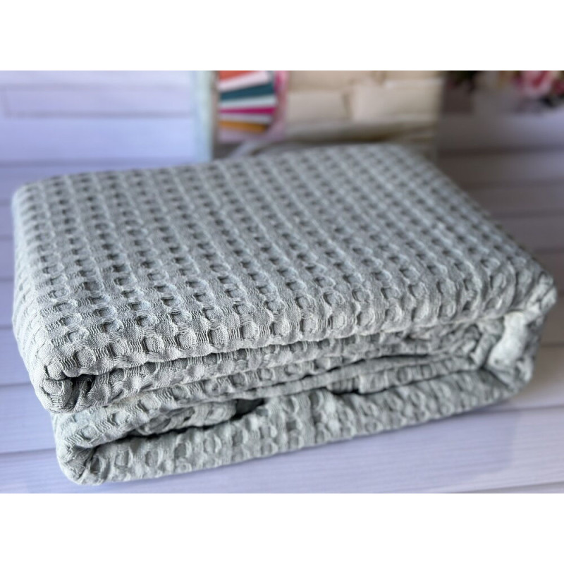 Вафельне піке 200х240см. Бавовна. By Ido Туреччина. 9251-4 (37754)