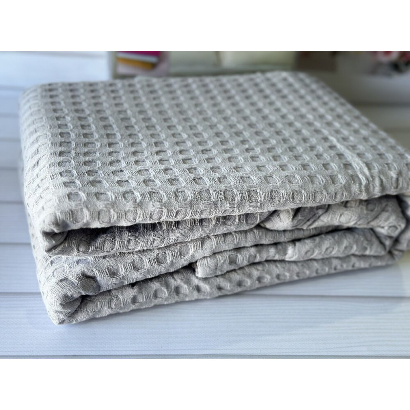 Вафельне піке 200х240см. Бавовна. By Ido Туреччина. 9251-8 (32751)