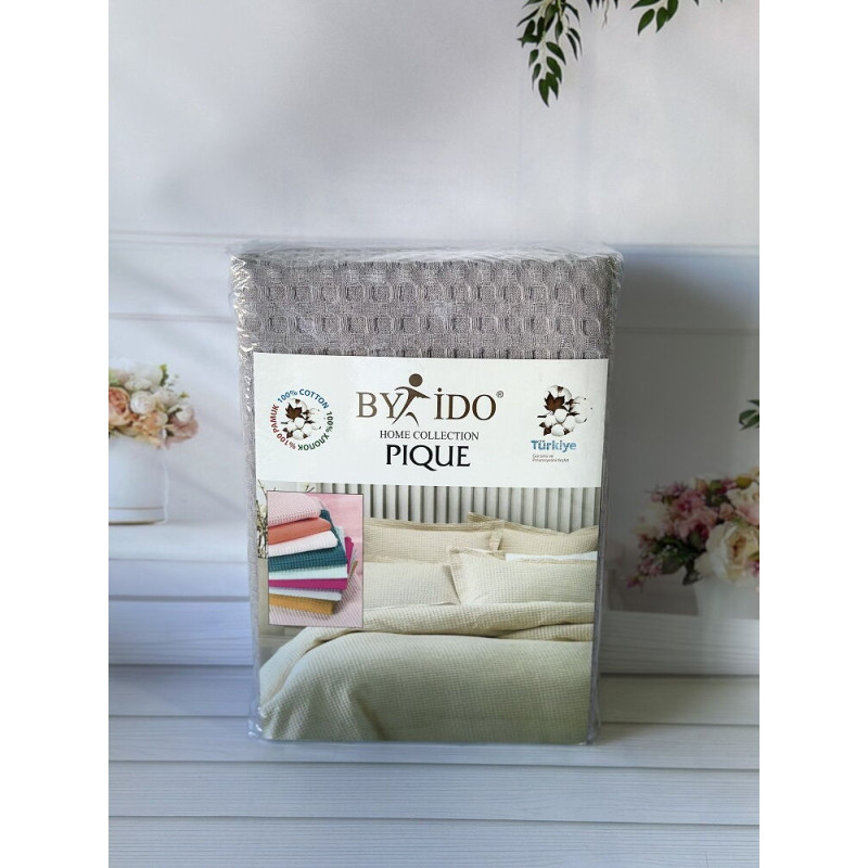 Вафельне піке 200х240см. Бавовна. By Ido Туреччина. 9251-8 (32751)