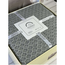 Zeynep gri в'язаний акріловий плед. Romeo Home Туреччина. (13972)