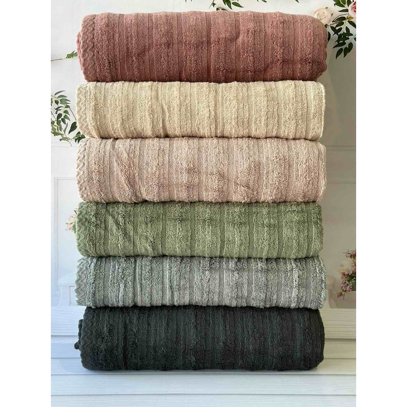 Bohem рушники 50х90см., 6 шт/уп. Sikel Туреччина (68222)