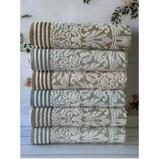 Eslina рушники 70х140см., 6 шт/уп. Пеньє. Sikel Туреччина (36693)