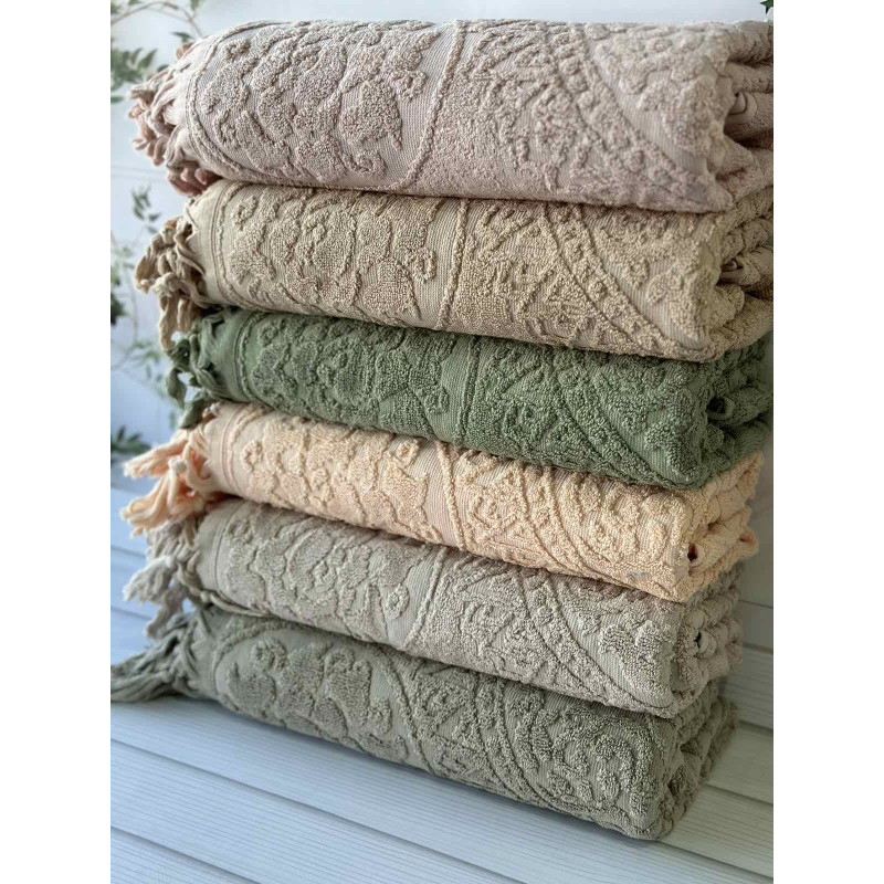 Hitit рушники 70х140см., 6 шт/уп. Пеньє. Sikel Туреччина (23986)