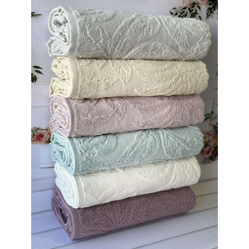 Miami рушники 50х90см., 6 шт/уп. Пеньє. Sikel Туреччина (21453)