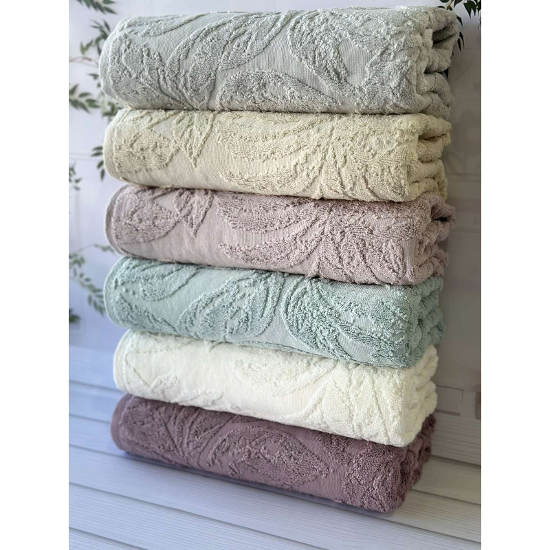 Miami рушники 50х90см., 6 шт/уп. Пеньє. Sikel Туреччина (21453)