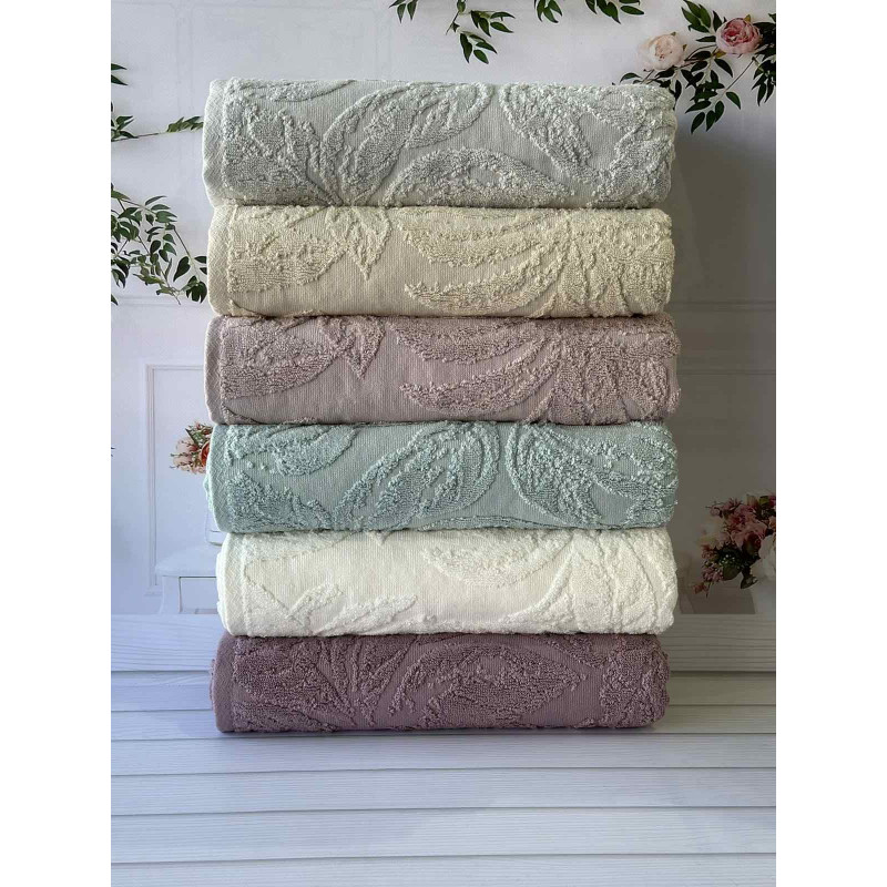 Miami рушники 50х90см., 6 шт/уп. Пеньє. Sikel Туреччина (21453)