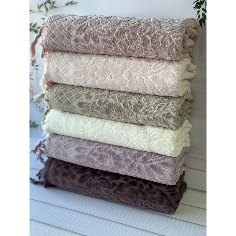 Salkim mor рушники 70х140см., 6 шт/уп. Пеньє. Sikel Туреччина (29455)