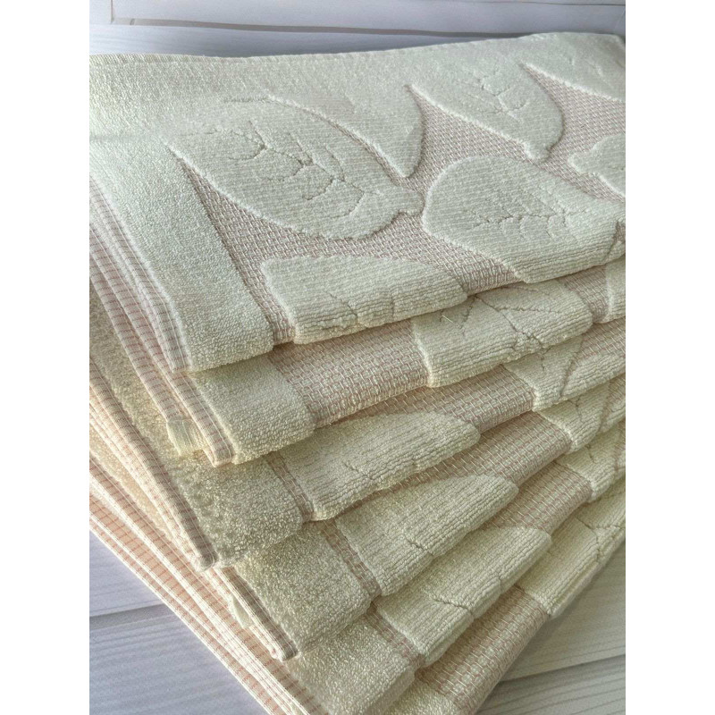 Erva krem рушники під ноги 50х70см. Махра. Mame Туреччина (20205)