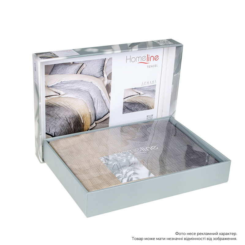 Євро комплект постільної білизни Home Line "ДЕМАНА" (в коробці) 187061