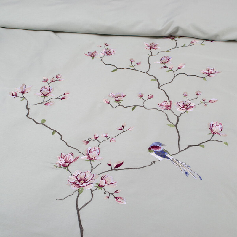 Постільна білизна Dantela Vita сатин з вишивкою - Huma Maldiv євро