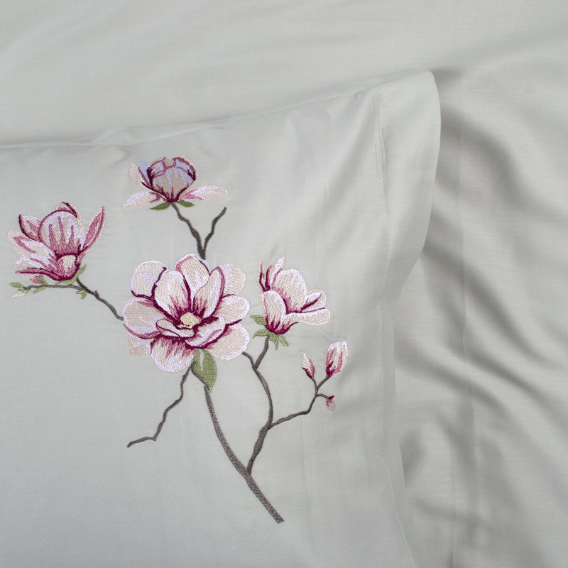 Постільна білизна Dantela Vita сатин з вишивкою - Huma Maldiv євро