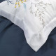 Постільна білизна Dantela Vita сатин з вишивкою - Nilufer beyaz білий євро