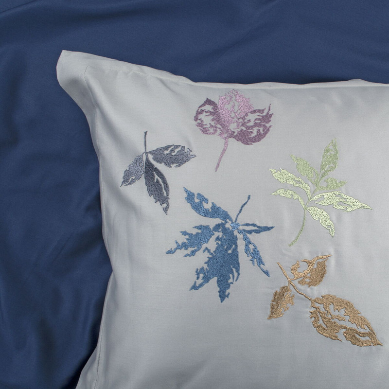 Постільна білизна Dantela Vita сатин з вишивкою - Hazan gri сірий сімейний