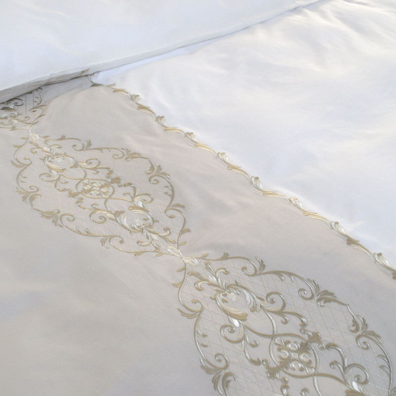 Постільна білизна Dantela Vita сатин з вишивкою - Elegance сімейний