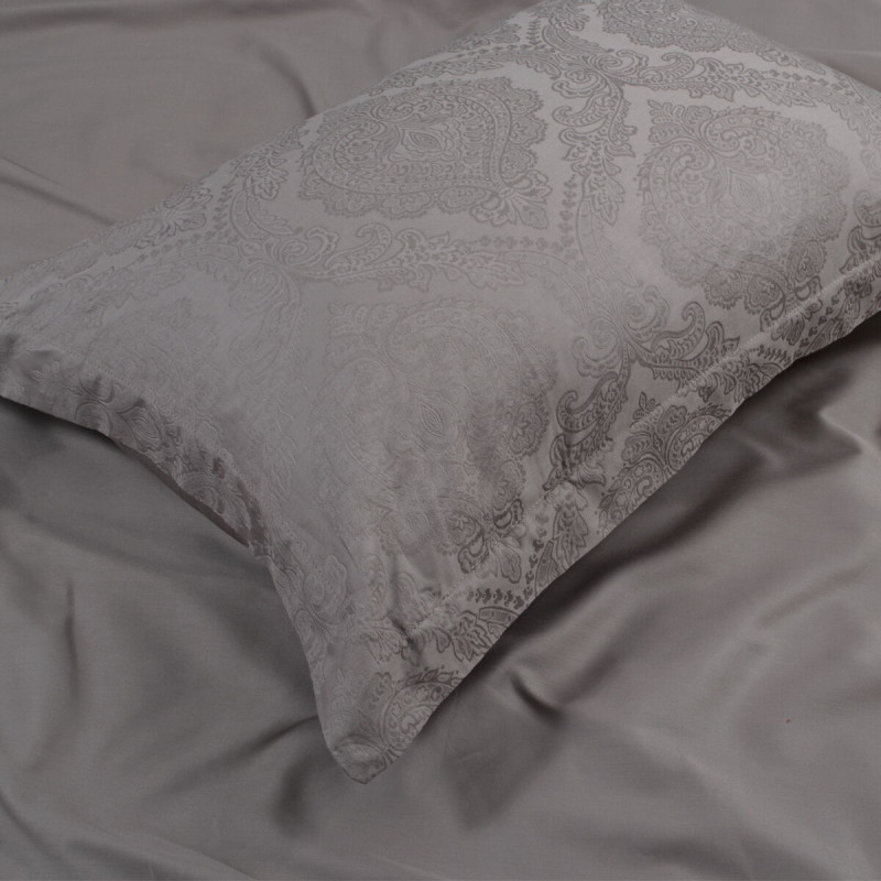 Постільна білизна Dantela Vita сатин жакард - Parashie kahve кавовий євро