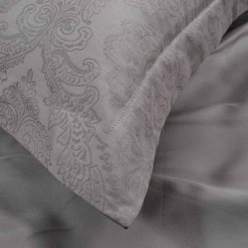 Постільна білизна Dantela Vita сатин жакард - Parashie kahve кавовий євро