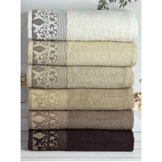 Zincir бавовняні рушники 70х140см., 6шт/уп. Sweet dream Туреччина. (31046)