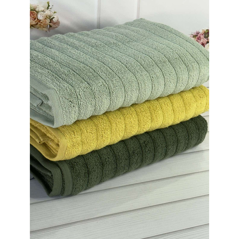 Royal yesil рушники 50х90см., 3 шт/уп. Sweet dream Туреччина. (52325)