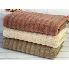 Royal bej рушники 70х140см., 3 шт/уп. Sweet dream Туреччина. (60609)