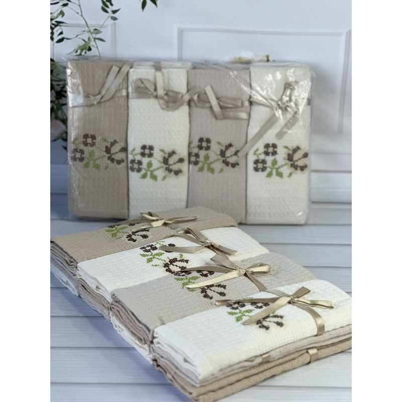 Suvari cicek вафельні рушники 40х60см., 12 шт/уп (75069)