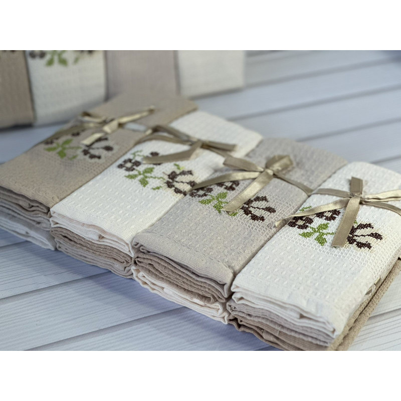 Suvari cicek вафельні рушники 40х60см., 12 шт/уп (75069)