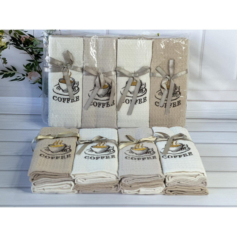 Suvari kofe вафельні рушники 40х60см., 12 шт/уп (13792)