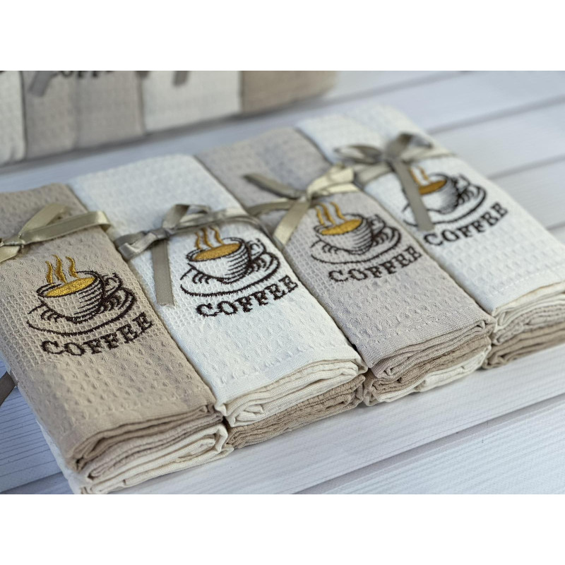 Suvari kofe вафельні рушники 40х60см., 12 шт/уп (13792)