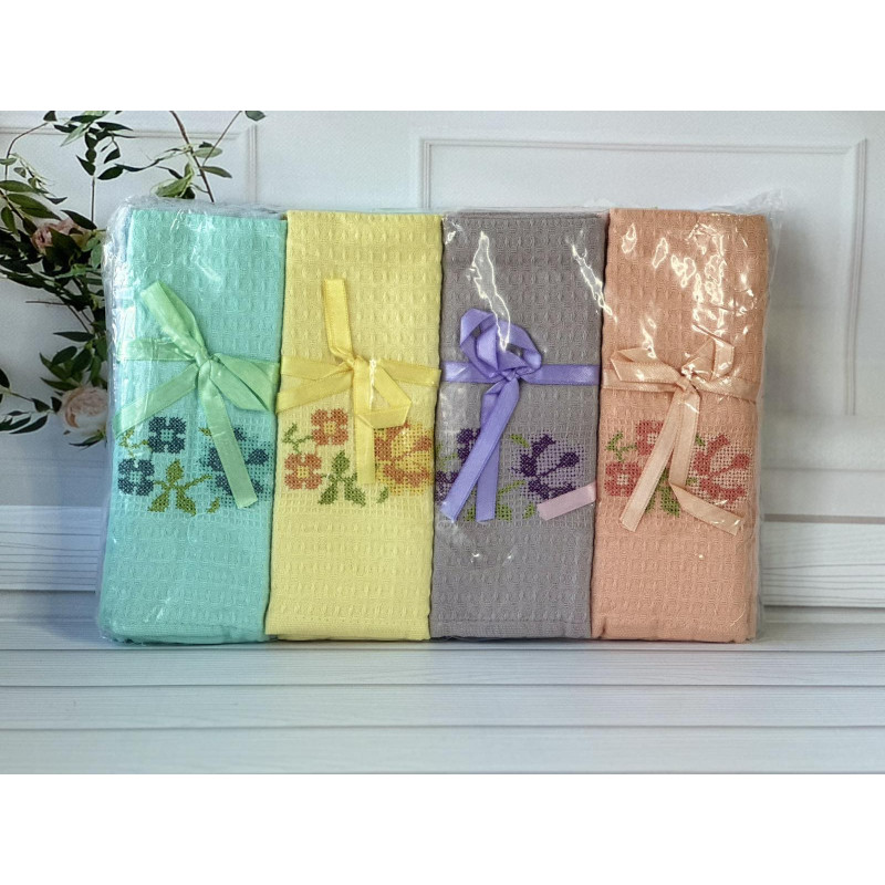 Suvari renkli вафельні рушники 40х60см., 12 шт/уп (35058)