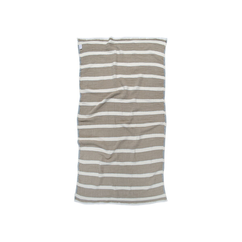 Рушник Lotus Home - Milana muslin lead blue-khaki 80*160