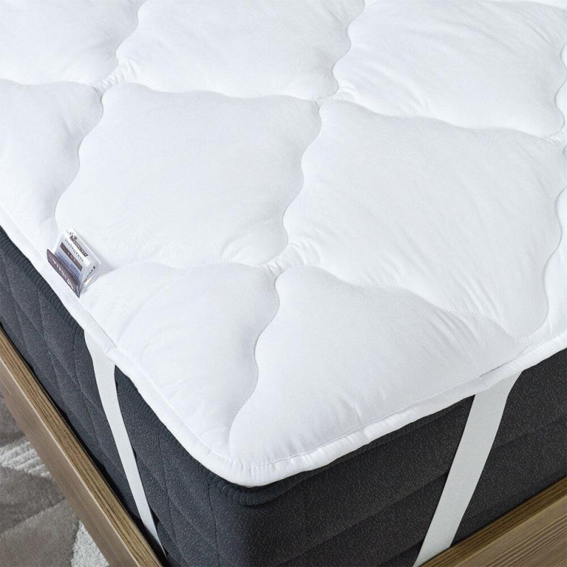 Наматрацник захисний 80х190 см Lux IDEIA з гумками по кутах супер товстий пл 250 гр/м2 антиалергенний білий