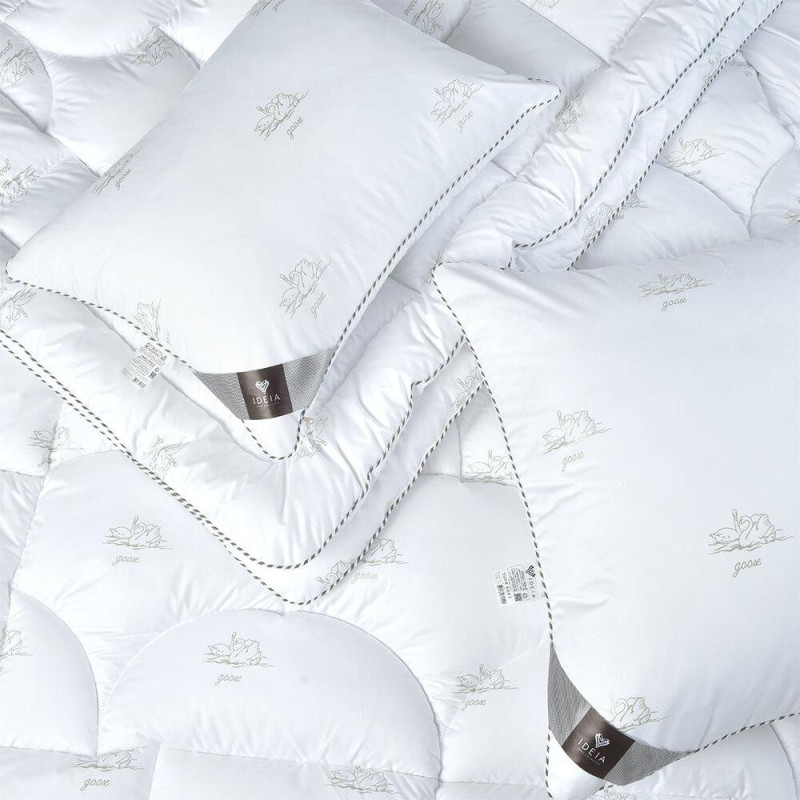 Ковдра Super Soft Classic зимова 155х210 см IDEIA  лебяжого пуху антиалергенна штучний пух