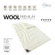 Ковдра зимова вовняна 140х210 см Wool Premium IDEIA бавовна подвійна шерсть натуральна супер тепла