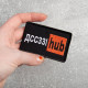 Шеврон на липучці ДСЗІ Hub 5х9,5 см вишитий патч нашивка