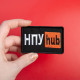 Шеврон на липучці НПУ Hub 5х9,5 см вишитий патч нашивка