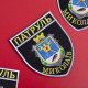 Шеврон на липучці Патруль Миколаїв 7,5х9 см вишитий патч нашивка