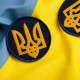 Шеврон на липучці Тризуб України круглий 7 см вишитий патч нашивка
