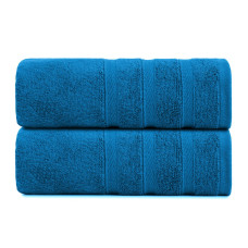 Рушник махровий Косичка 50х100 см т/синій