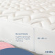 Наматрацник захисний 140х200х35 см NORDIC COMFORT LUXE IDEIA пл 250 гр/м2 натяжний з бортом по периметру