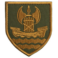 Шеврон на липучці Південне територіальне керування ВСП Південь 7х8 см вишитий патч нашивка