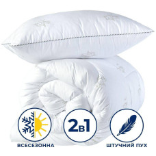 Набір Super Soft Classic IDEIA полуторний ковдру 140х200 см + подушка 50х70 см штучний пух