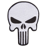 Шеврон на липучці Череп Каратель Карателя Punisher 6,5х9 см вишитий патч нашивка