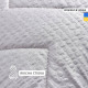 Ковдра зимова 175х210 см Nordic Comfort IDEIA антиалергенна тепла сіра двуспальна