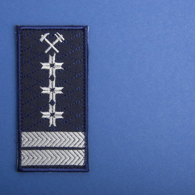 Шеврон на липучці Укрзалізниця УЗ Погон менеджер 5х10 см помічник директора, начальник відділу патч