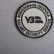 Шеврон на липучці Укрзалізниця УЗ Воєнізована охорона 7 см вишитий патч нашивка шеврон