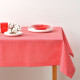 Скатертина 140х170 см з пляма і водовідштовхувальним просоченням IDEIA бавовна клітина червона
